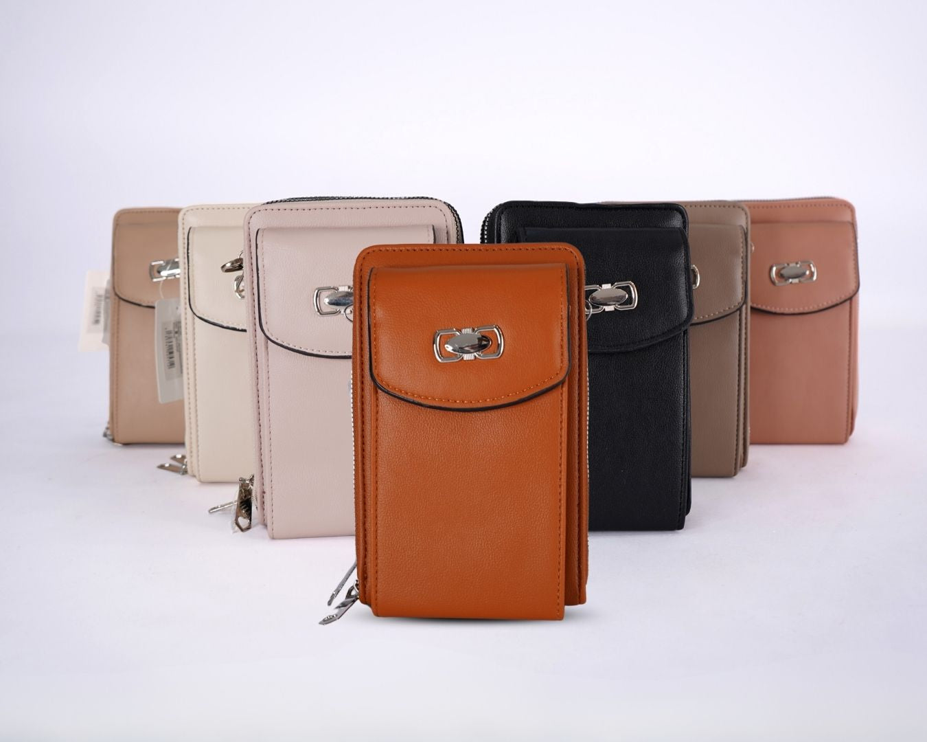 Bolso Crossbody Porta Celular para Mujer con Monedero y Correa Ajustable