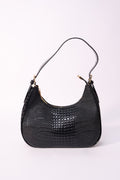 Bolso Hobo Textura Croco