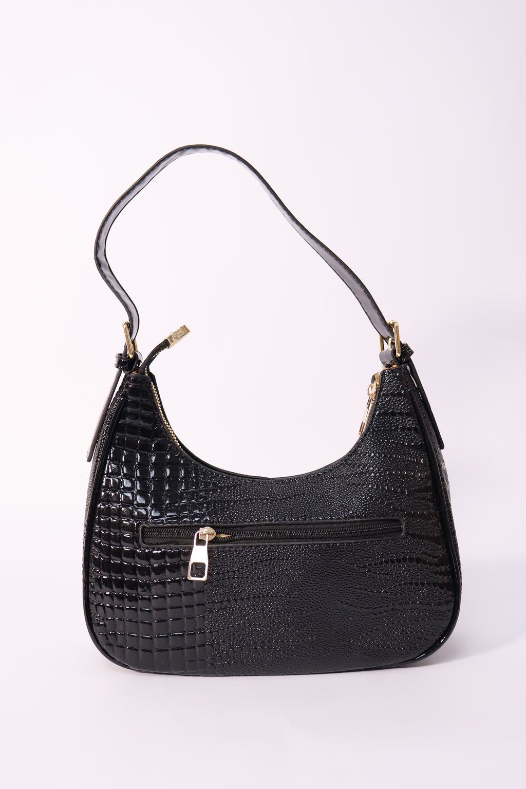 Bolso Hobo Textura Croco