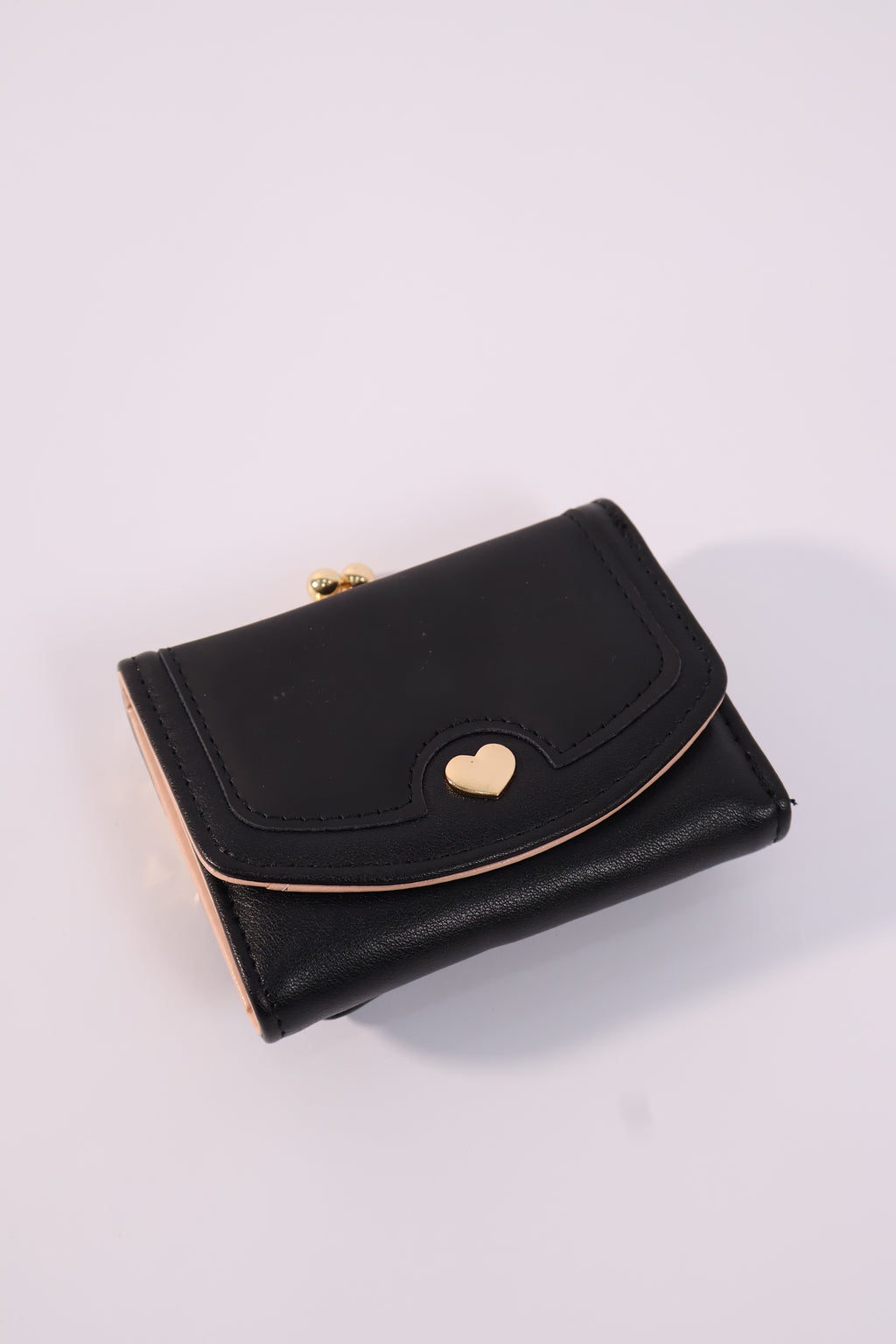 Billetera Pequeña para Mujer con Broche Metálico