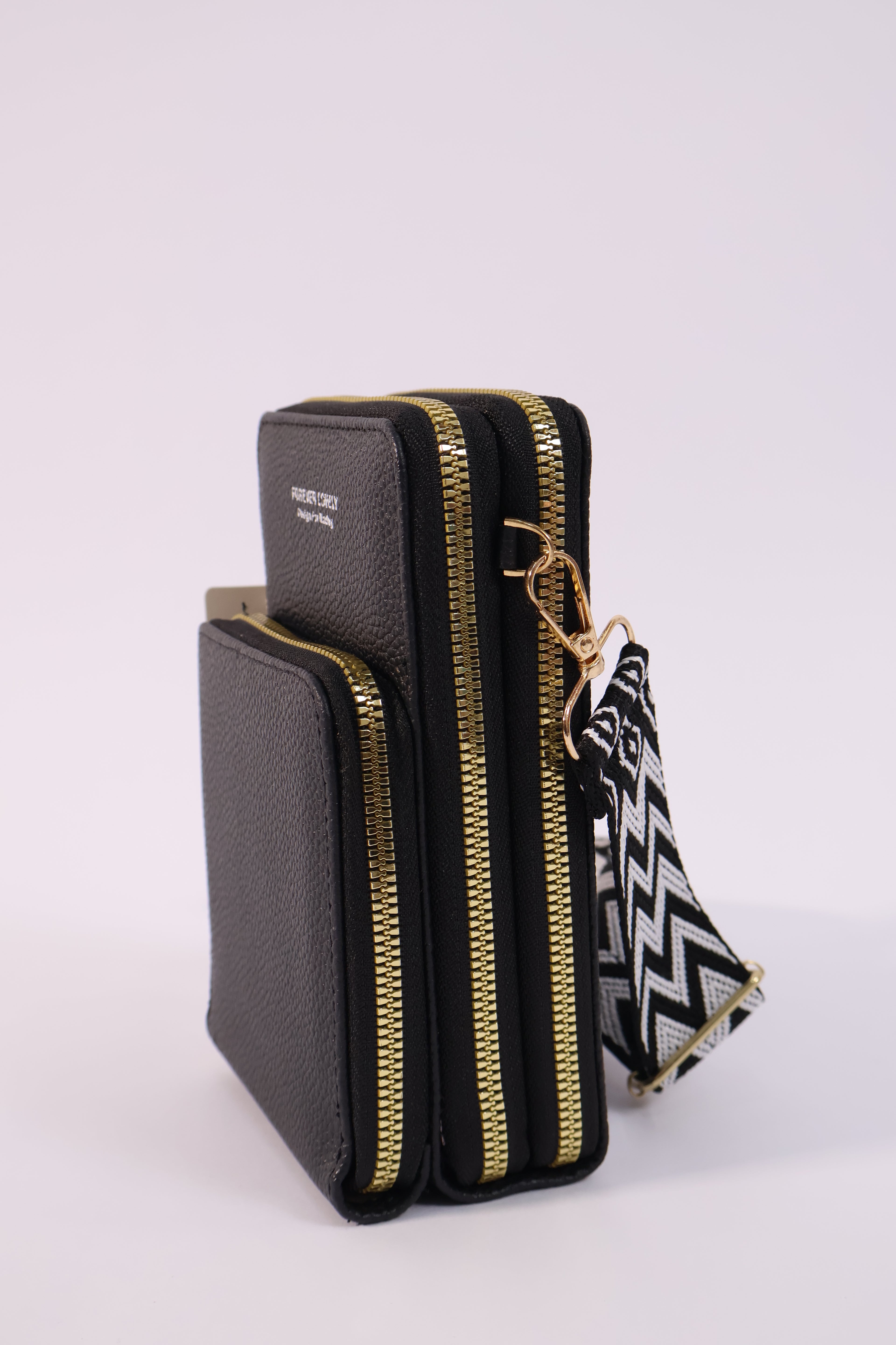 Bolso Porta Celular Crossbody Acolchado con Monedero