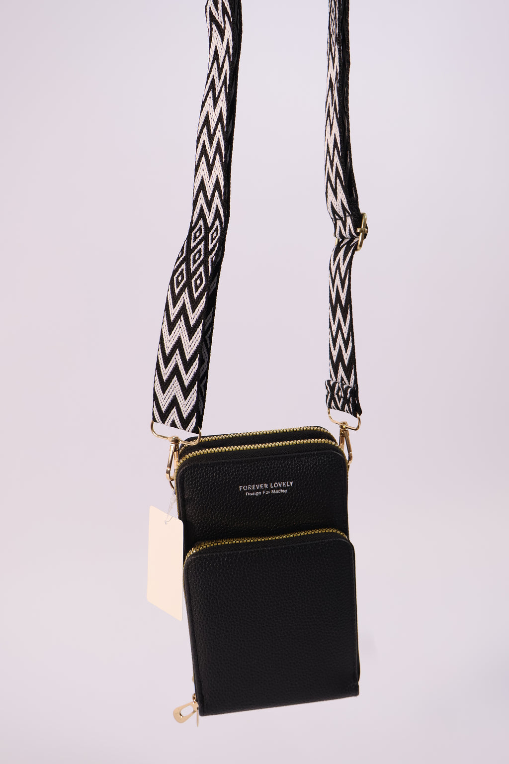 Bolso Porta Celular Crossbody Acolchado con Monedero